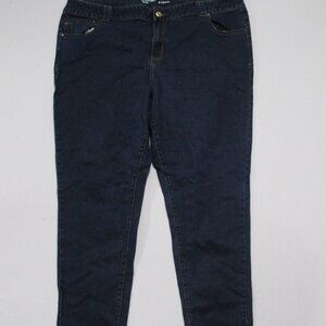 Lane Bryant Women Blue Jeans Skinny Genius Denim Casual Size 28 Average